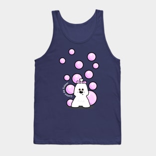 Coton de Tulear bubbles Tank Top